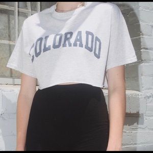 Colorado Brandy Melville cropped shirt